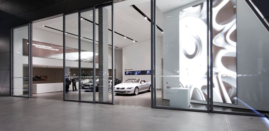 BMW-Welt, Facades en Éléments Préfabriqués