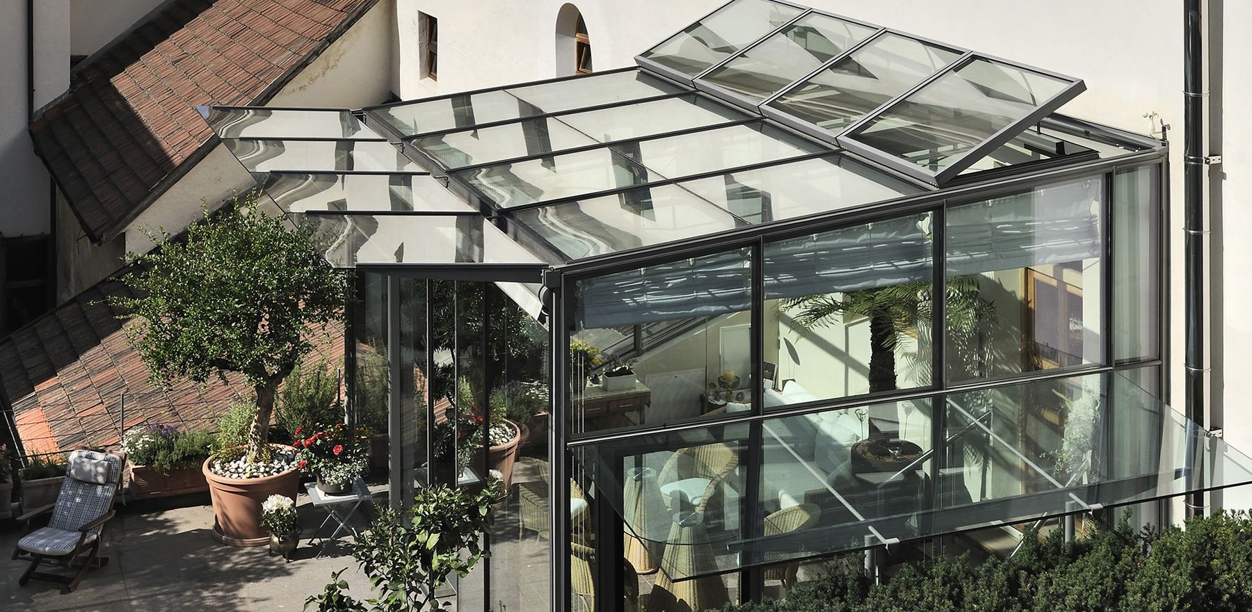 Glaskonstruktion – Wintergärten