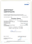 ZfP-Eindringprüfung Stufe 2 (PT2) DIN EN ISO 9712:2012