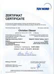 ZfP-Magnetpulverprüfung<br />  Stufe 2 (MT2) <br /> DIN EN ISO 9712:2012