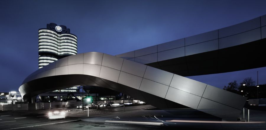 BMW Welt, COOP HIMMELB(L)AU, Brücke, Fußgängerbrücke, Stahlbrücke