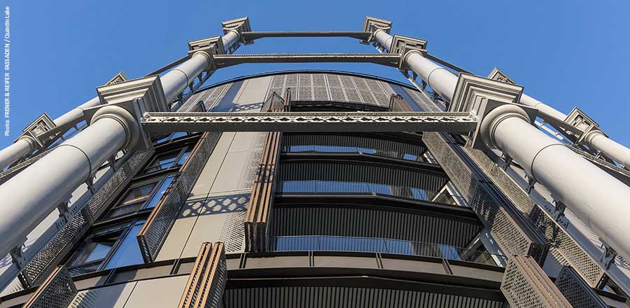 Adaptive Building Envelope - Gasholders London - FRENER &amp; REIFER