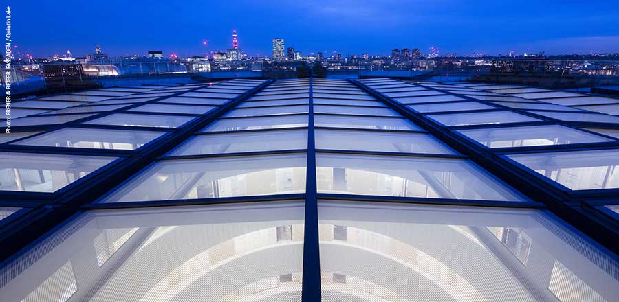 Toiture en verre 1 - Gasholders London - FRENER &amp; REIFER