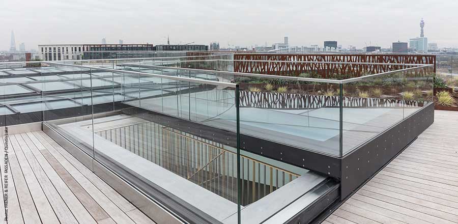 Motorised sliding roofs - Gasholders London - FRENER &amp; REIFER