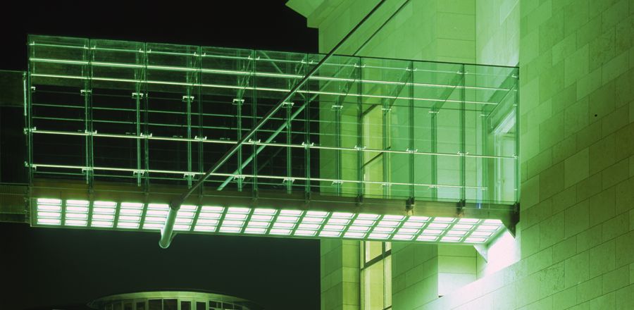 Passerelle de verre, Pont entièrement vitré, Passerelle en verre, Pont, Passerelle de liaison