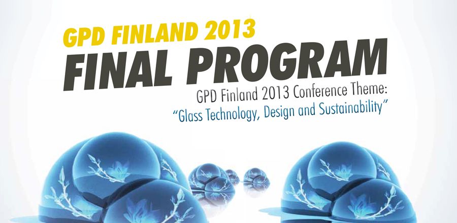 GLASS PERFORMANCE DAYS, TAMPERE, 13 - 15.06.2013