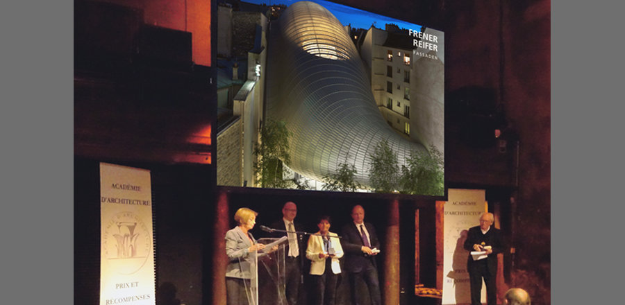 Remise des prix à Paris de l’ Academie d’Architecture – Fondation Pathe