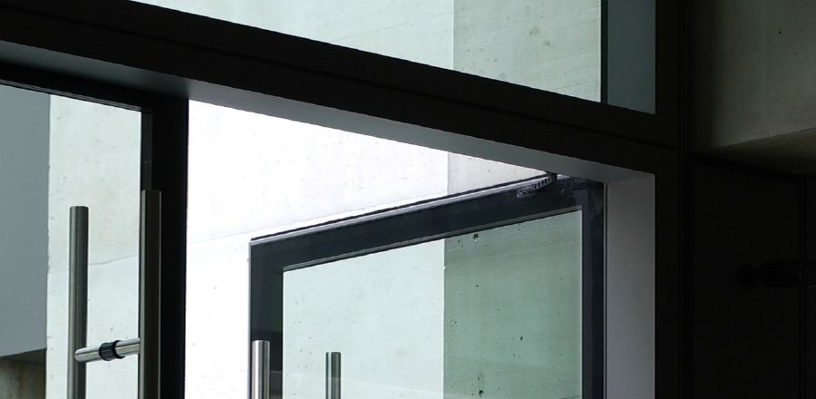 all-glass insulating door Bressanone – pivoted door