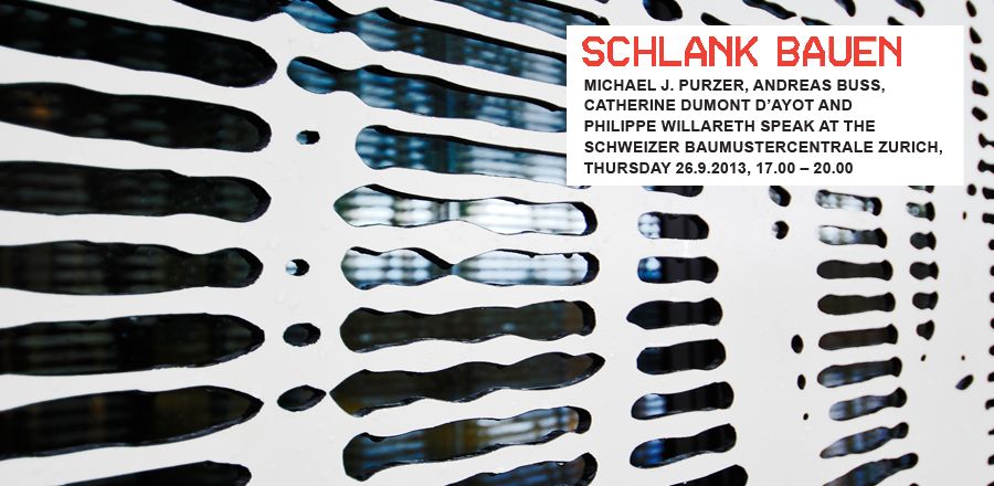 lecture, Schweizer Baumuster-Centrale, stender design, Zurich, Exhibition