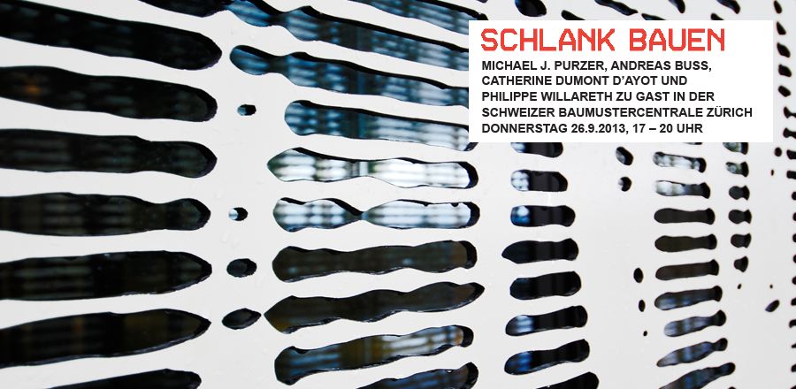 lecture, Schweizer Baumuster-Centrale, stender design, Zurich, Exhibition