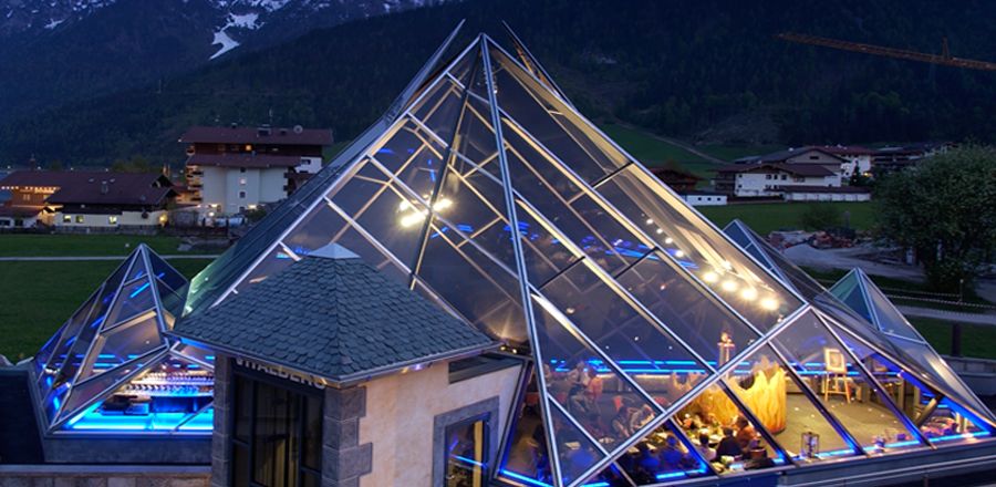 Edificio culturale, Museio, Austria, Pertisau/Achensee, Struttura portante in acciaio