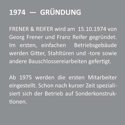 Frener & Reifer History