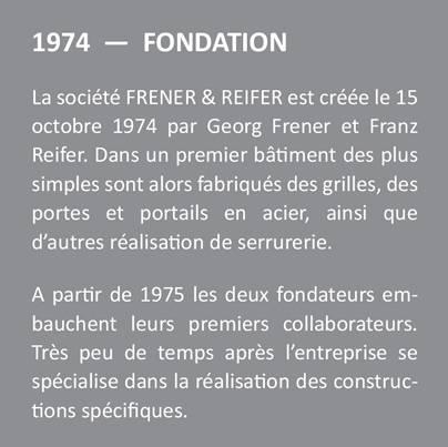 Frener & Reifer History